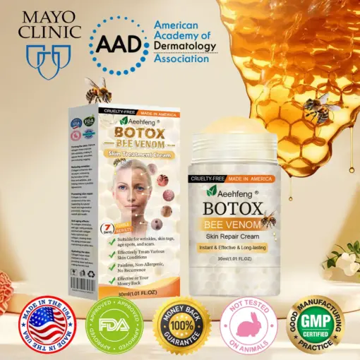 𝐀𝐞𝐞𝐡𝐟𝐞𝐧𝐠® 𝐁𝐎𝐓𝐎𝐗 𝐁𝐞𝐞 𝐕𝐞𝐧𝐨𝐦 𝐒𝐤𝐢𝐧 𝐑𝐞𝐩𝐚𝐢𝐫 𝐂𝐫𝐞𝐚𝐦