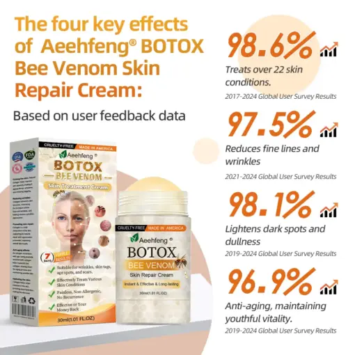 𝐀𝐞𝐞𝐡𝐟𝐞𝐧𝐠® 𝐁𝐎𝐓𝐎𝐗 𝐁𝐞𝐞 𝐕𝐞𝐧𝐨𝐦 𝐒𝐤𝐢𝐧 𝐑𝐞𝐩𝐚𝐢𝐫 𝐂𝐫𝐞𝐚𝐦