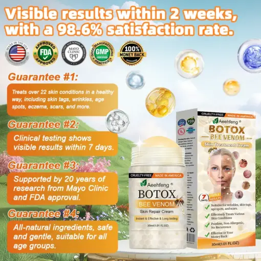 𝐀𝐞𝐞𝐡𝐟𝐞𝐧𝐠® 𝐁𝐎𝐓𝐎𝐗 𝐁𝐞𝐞 𝐕𝐞𝐧𝐨𝐦 𝐒𝐤𝐢𝐧 𝐑𝐞𝐩𝐚𝐢𝐫 𝐂𝐫𝐞𝐚𝐦
