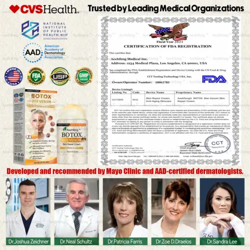 𝐀𝐞𝐞𝐡𝐟𝐞𝐧𝐠® 𝐁𝐎𝐓𝐎𝐗 𝐁𝐞𝐞 𝐕𝐞𝐧𝐨𝐦 𝐒𝐤𝐢𝐧 𝐑𝐞𝐩𝐚𝐢𝐫 𝐂𝐫𝐞𝐚𝐦