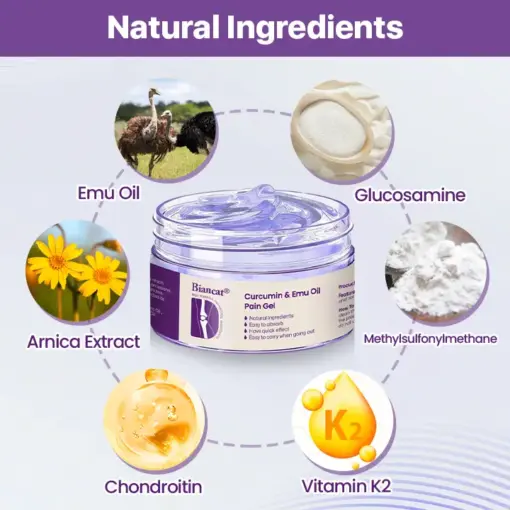 Biancat® Curcumin & Emu Oil Pain Gel