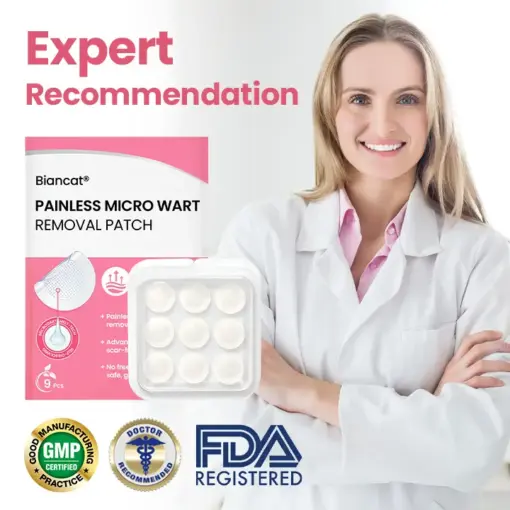 Biancat® Painless Micro Wart Removal Patch