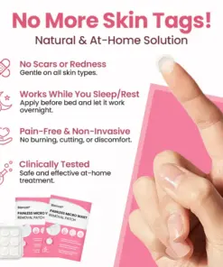 Biancat® Painless Micro Wart Removal Patch