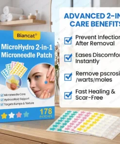 Biancat® MicroHydro 2-in-1 Microneedle Patch