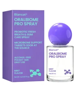 Biancat® OralBiome Pro Spray Microbiome Probiotic Spray for Fresh Breath, Gum Comfort & Oral Balance