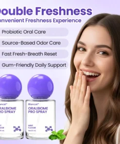 Biancat® OralBiome Pro Spray Microbiome Probiotic Spray for Fresh Breath, Gum Comfort & Oral Balance