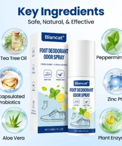 Biancat® Foot Deodorant Odor Spray