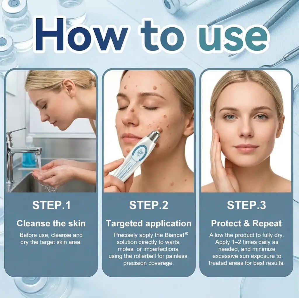 Biancat® 7-Day Skin Tag & Spot Eraser Painless & Scar-Free Advanced Imperfection Removal Rollerball Pen