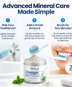 Biancat® EnamelRegen Advanced Mineral Repair Tooth Powder